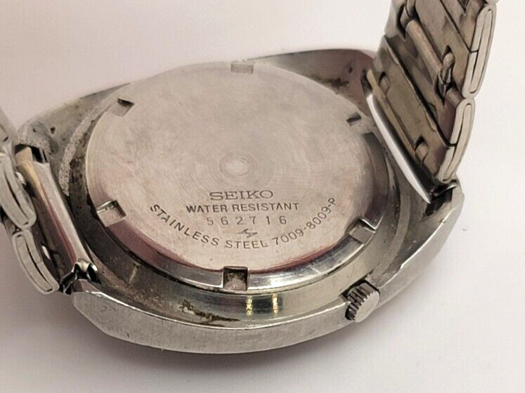 Seiko Argyle Vintage Diamond Pattern Dial Automatic Japan Mens Watch 7009-8009-P