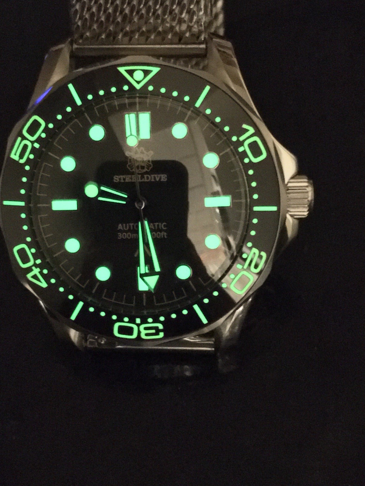 STEELDIVE 007 42MM WATCH NO TIME TO DIE SEIKO NH35 SAPPHIRE MILANESE & NATO BAND