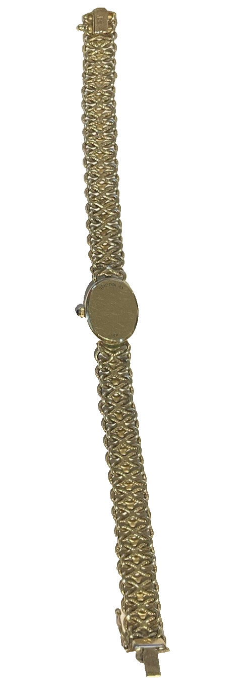 Stunning Vintage Bulova 14K Solid Gold Ladies Watch 14.3 Grams☚☚☚☚👀