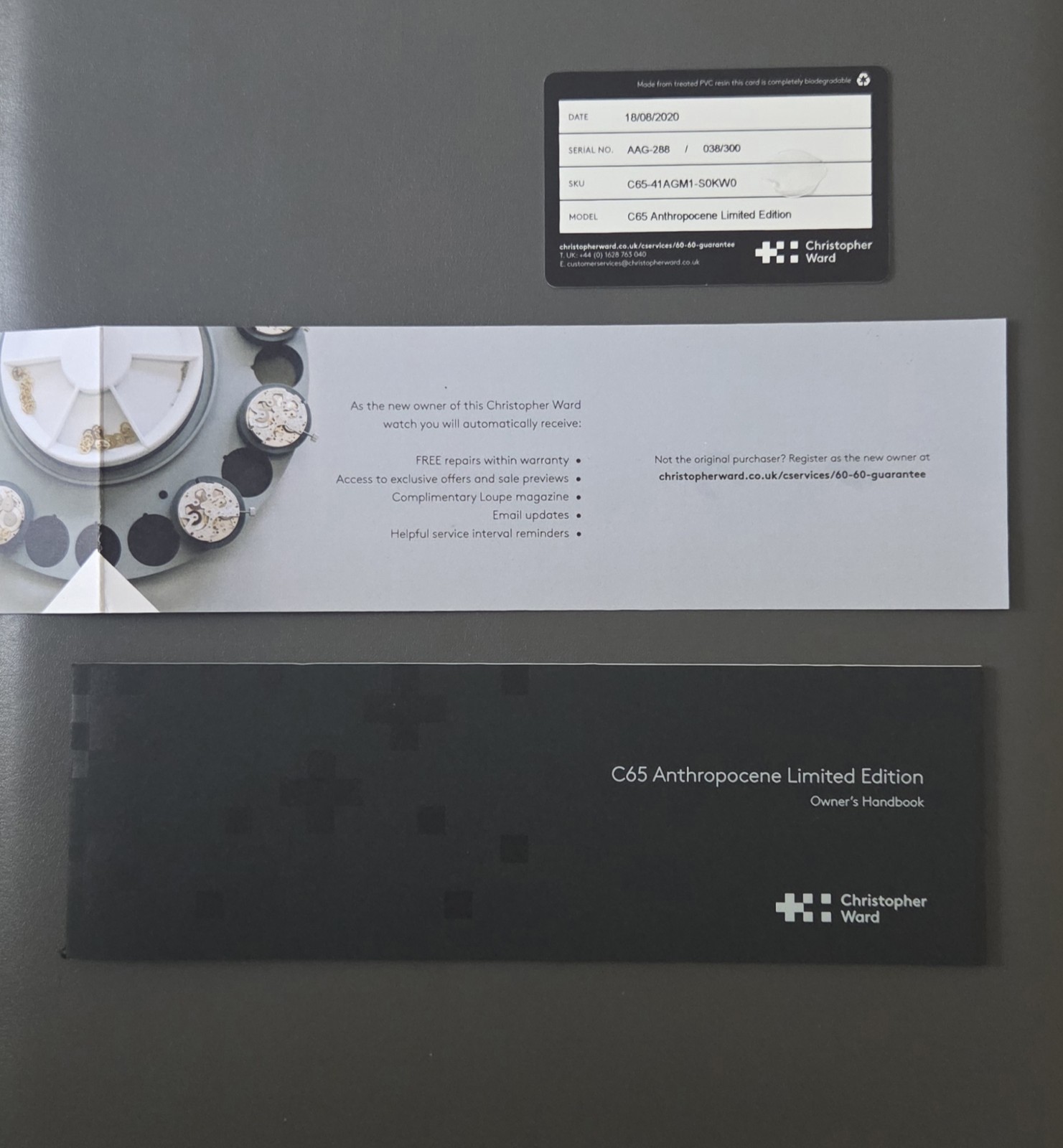 Christopher Ward C65 Anthropocene GMT Limited Edition (300pcs) 41mm Automatic