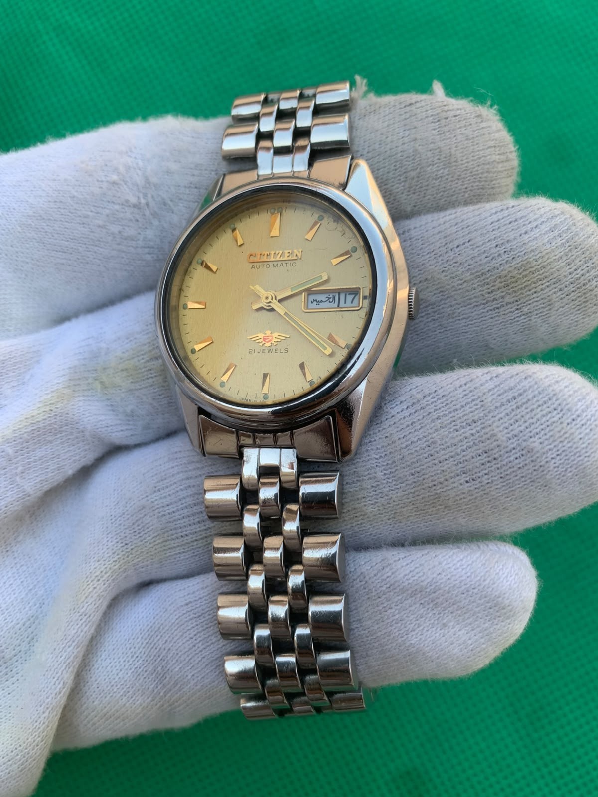 Vintage Citizen Automatic Stainless Steel men Wristwatch made in Japan