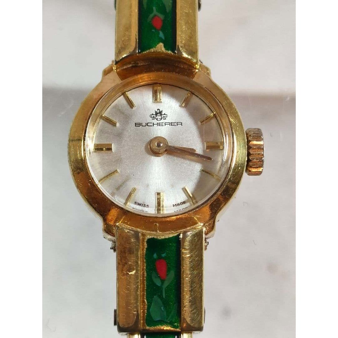d1 B Buehler manual winding watch bangle 1034 61 antique working