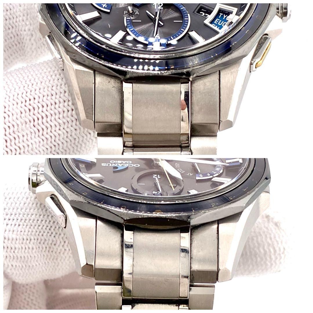Casio Oceanus OCW-G2000 Solar Radio Chronograph Titanium good condition japan