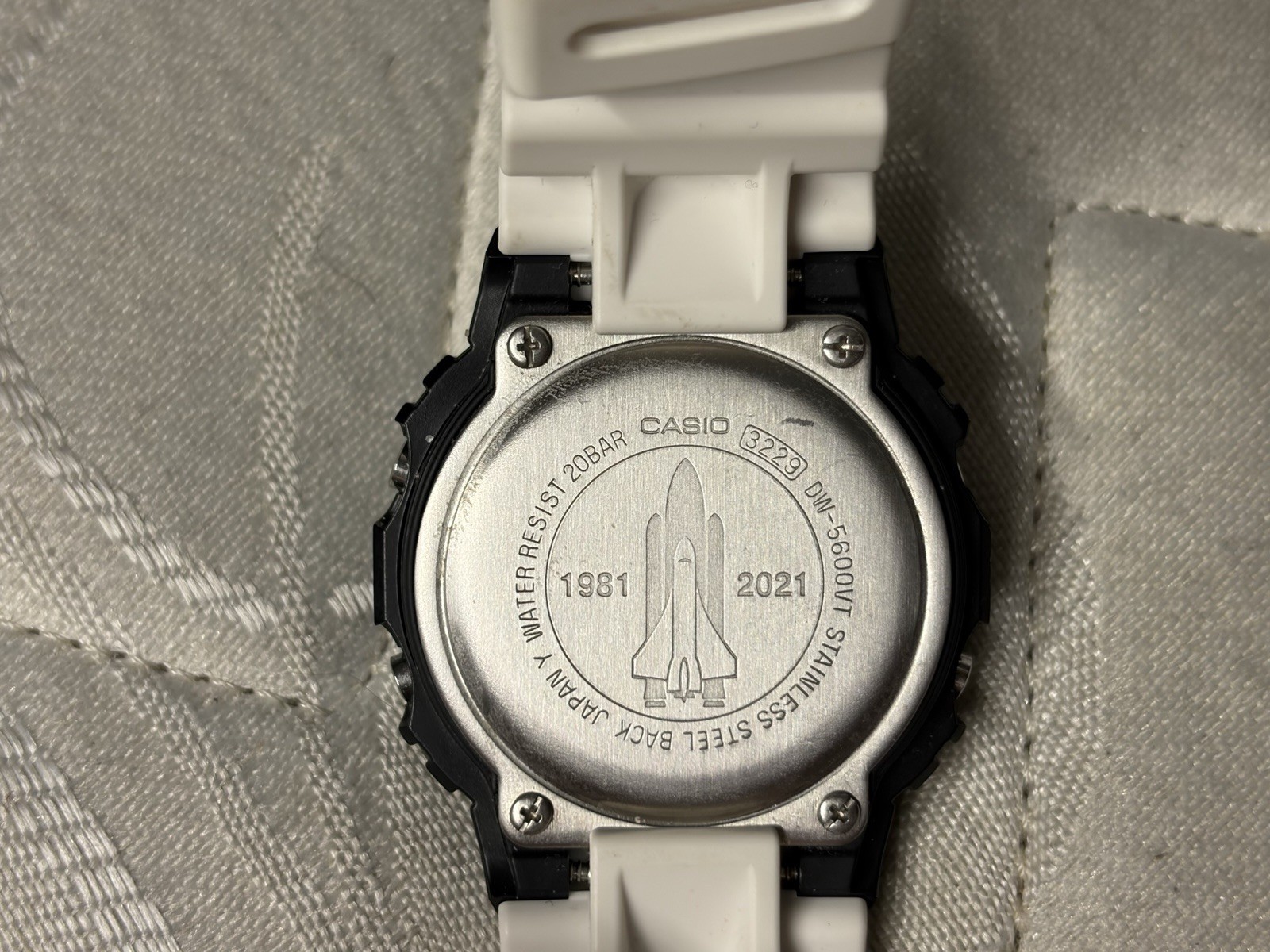Casio G-Shock NASA STS-1 40th Anniversary limited edition watch.