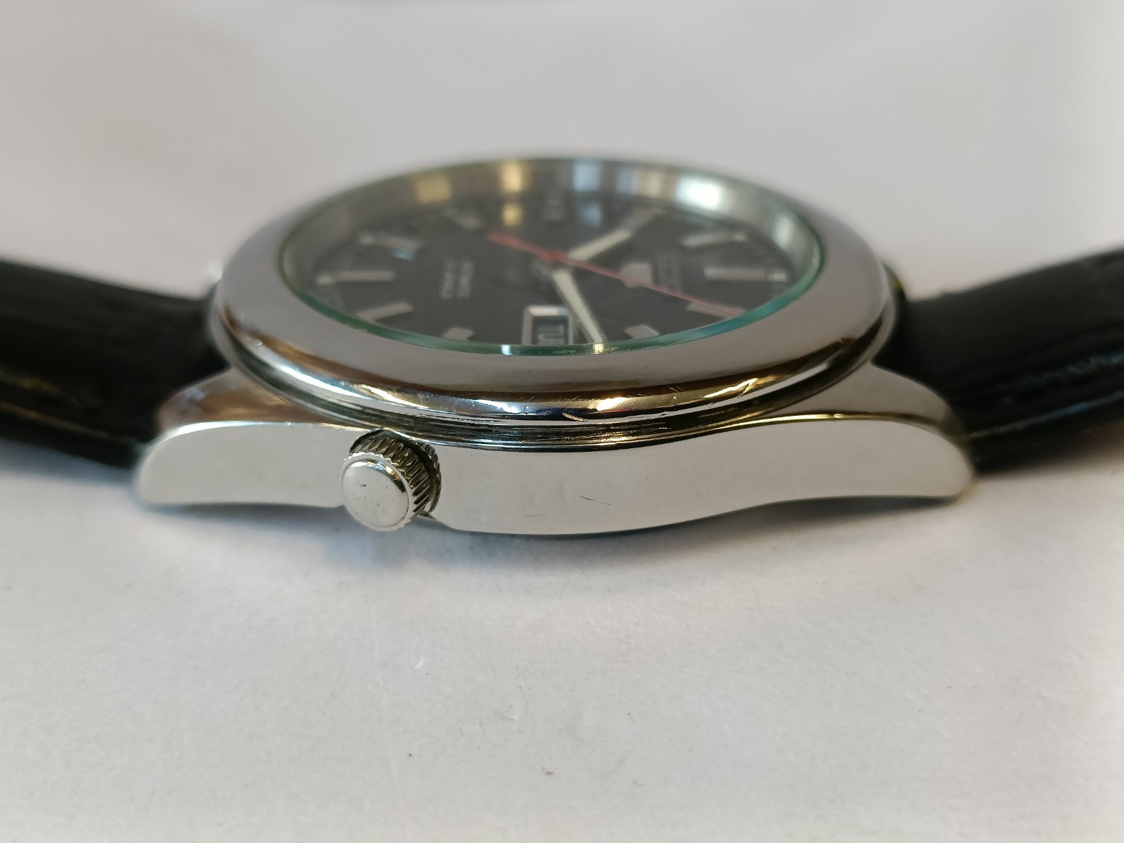 VINTAGE SEIKO 5 21J AUTOMATIC BLACK DIAL 7S26-03X0 JAPAN MEN’S WORKING CONDITION