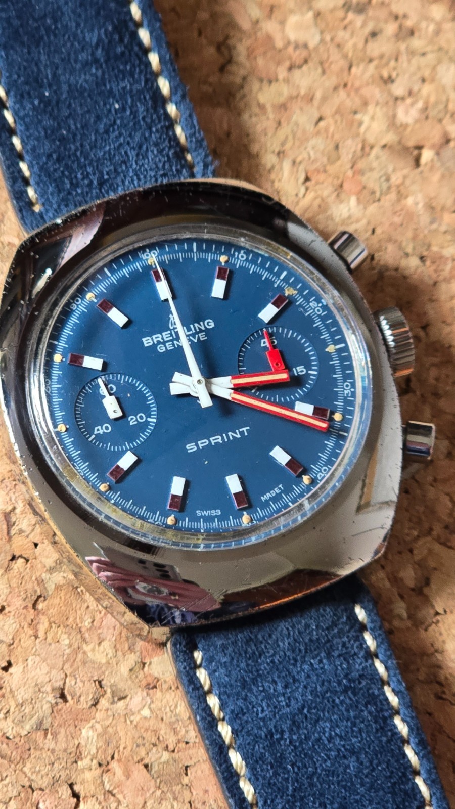 Vintage 1975 Breitling Sprint ref: 2051