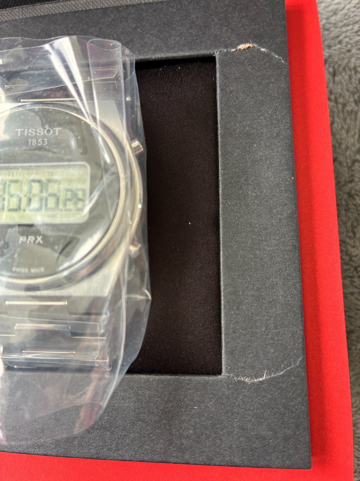 Tissot PRX Quartz Digital LCD Black Dial Men’s Watch 40mm Brand New and Unworn.