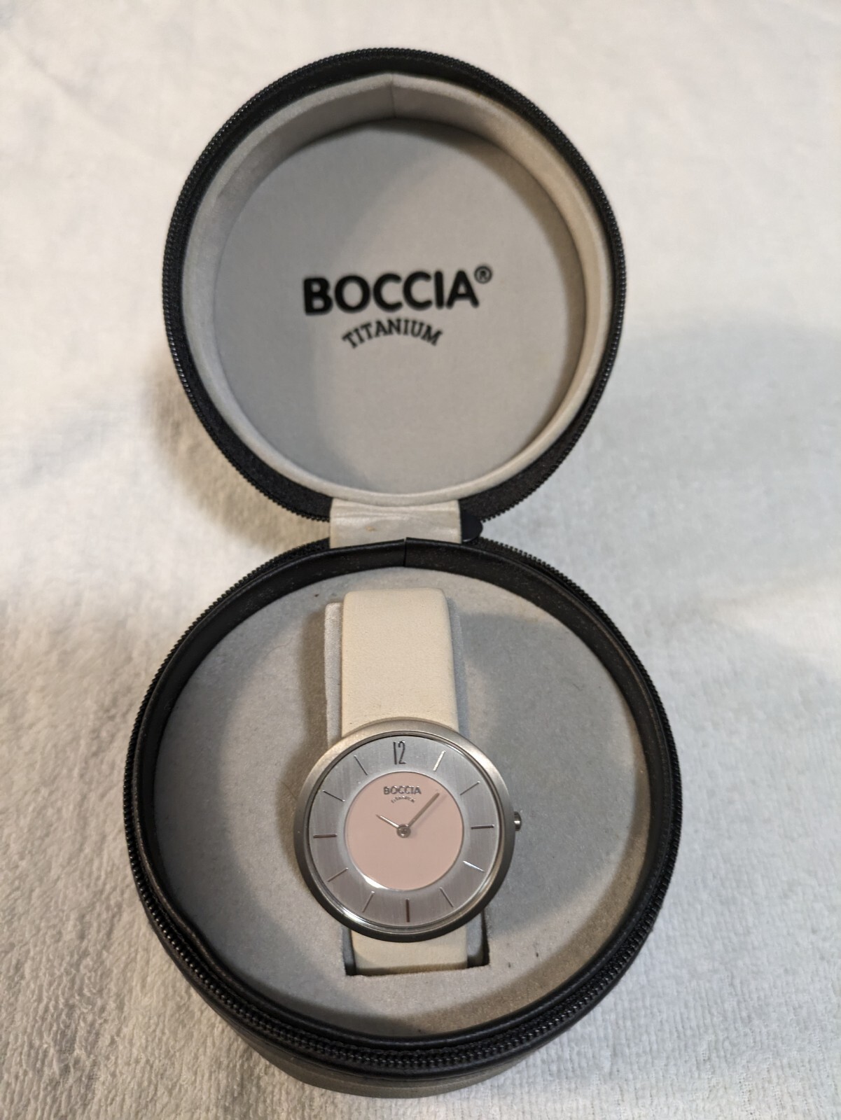 WOMEN’S BOCCIA TITANIUM WATCH