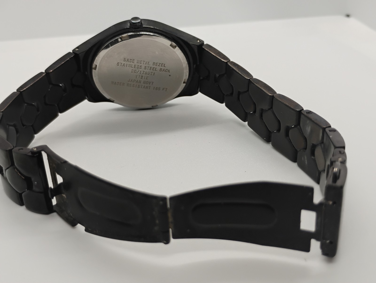Armitron Black Dial Stainless Steel Watch Not Tested – Not Working Parts Repair