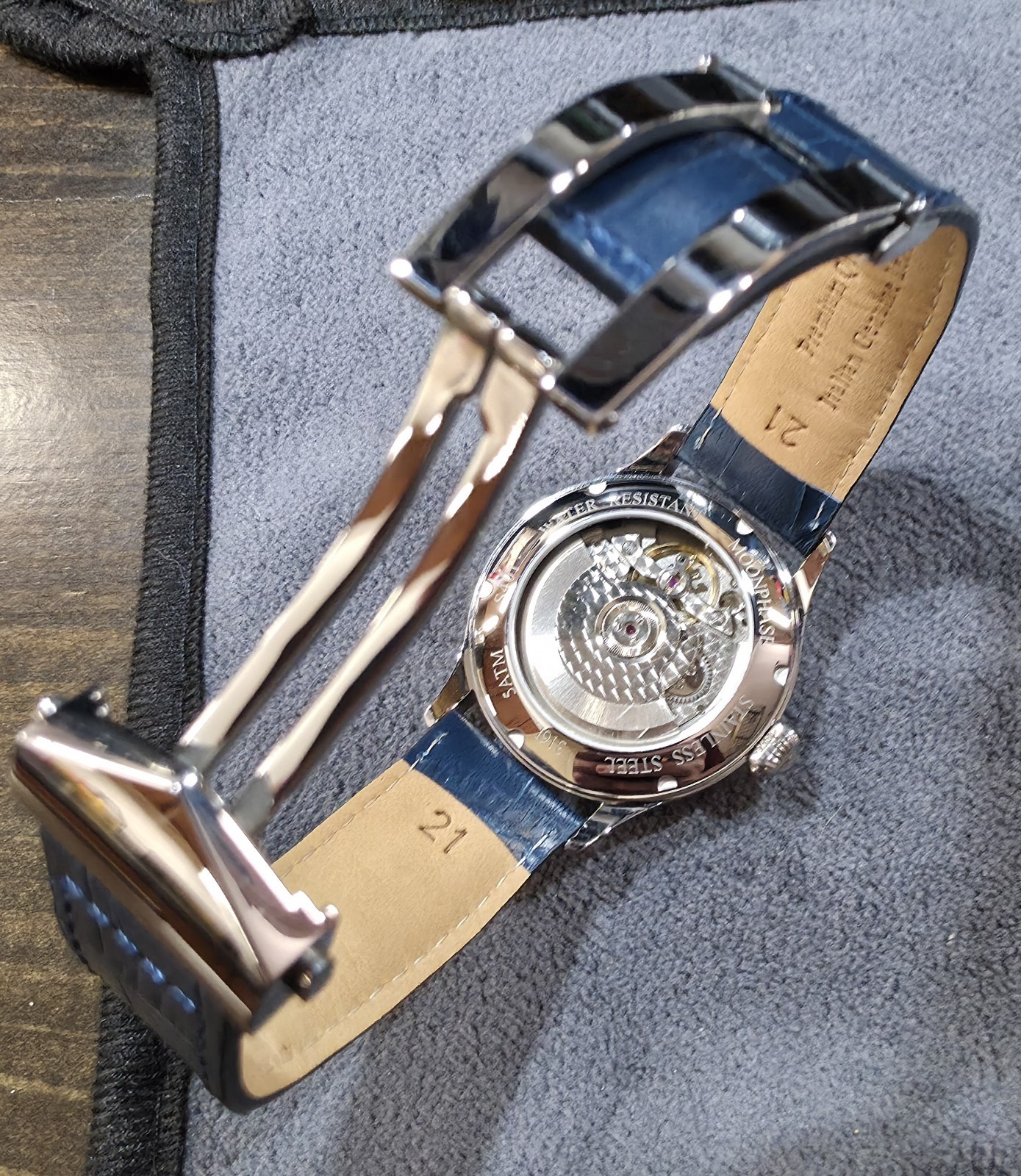 Sugess ST2528 MoonPhase Master Automatic Men’s 41mm Watch New w/ Extra Strap