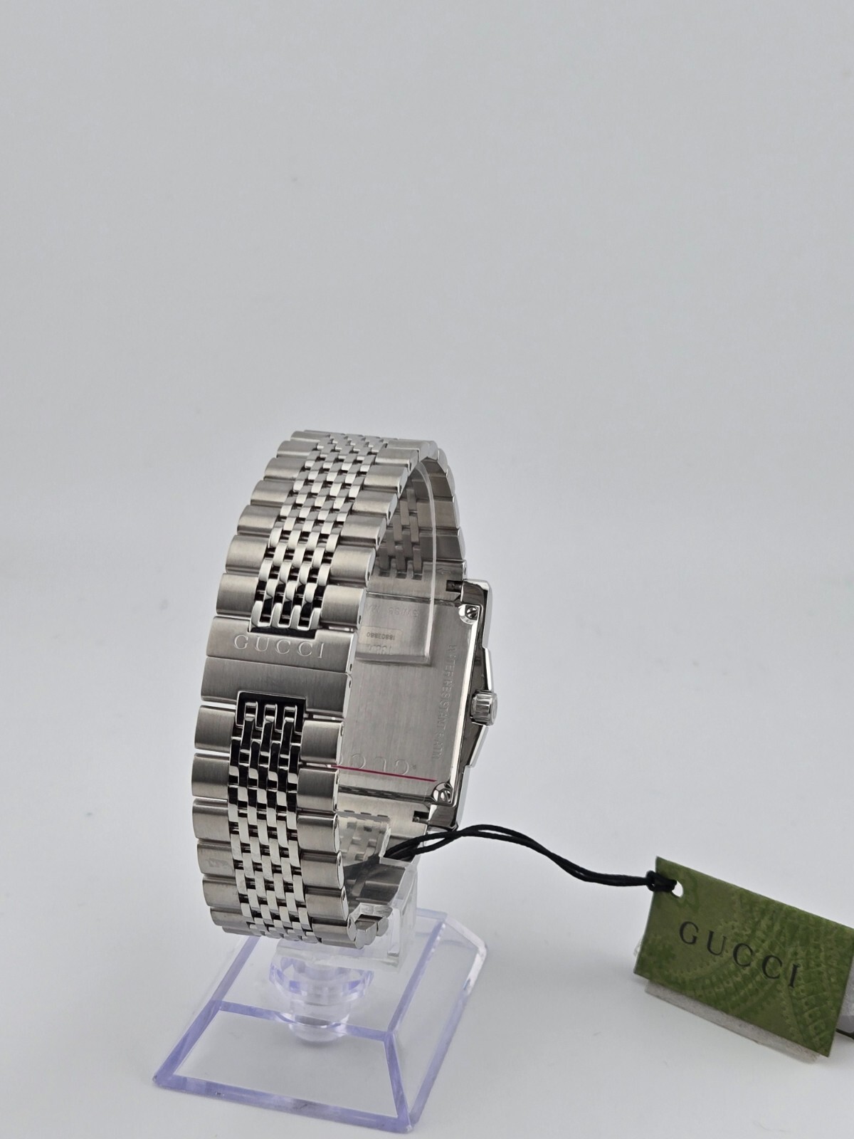 Gucci G-Timeless Men’s Black Dial Stainless Steel Watch – YA138401 ($1150 MSRP)