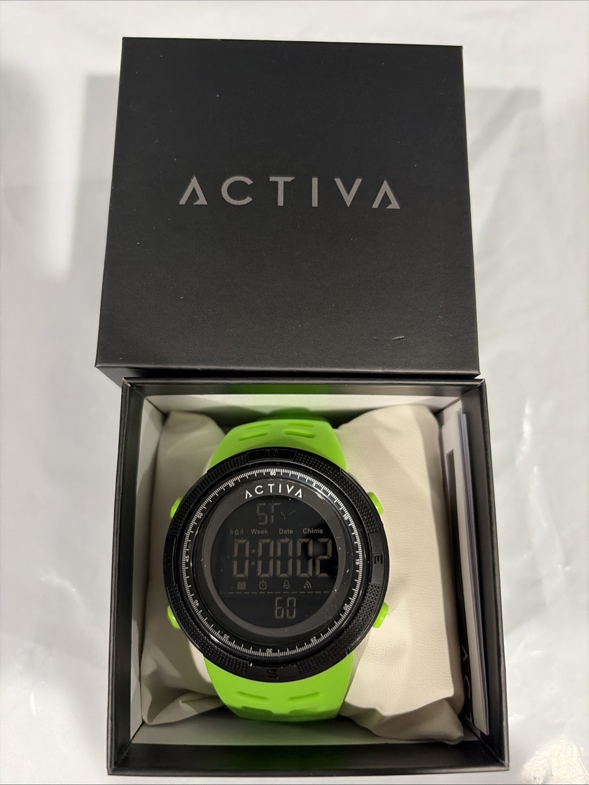 Invicta x Activa men’s watch digital essentials 50mm Green ACW1915-005