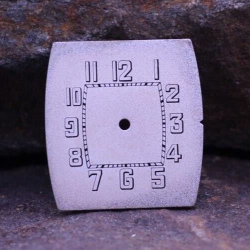 NOS SWISS TRENCH ART DECO MEN’S WRIST WATCH DIAL 22.5×23.9mm DIMENSIONS (DM)