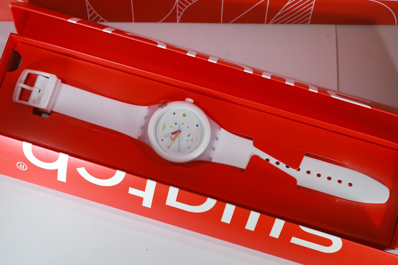New Limited Swiss Swatch Automatic Watch SISTEM51 Sistem WHITE SUTW400 42MM Lumi