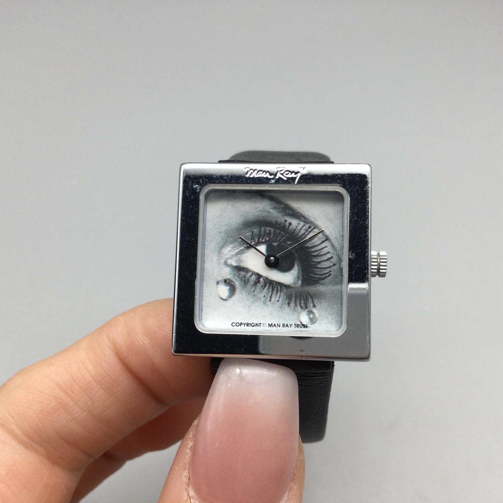 Akteo Man Ray Glass Tears Watch Womens 26mm Art Dial Swiss New Battery