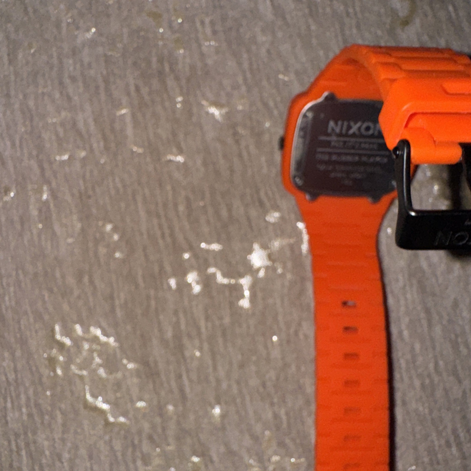 Nixon The Rubber Player “Yes It’s Real” Orange Surf Men’s Analog Wrist Watch