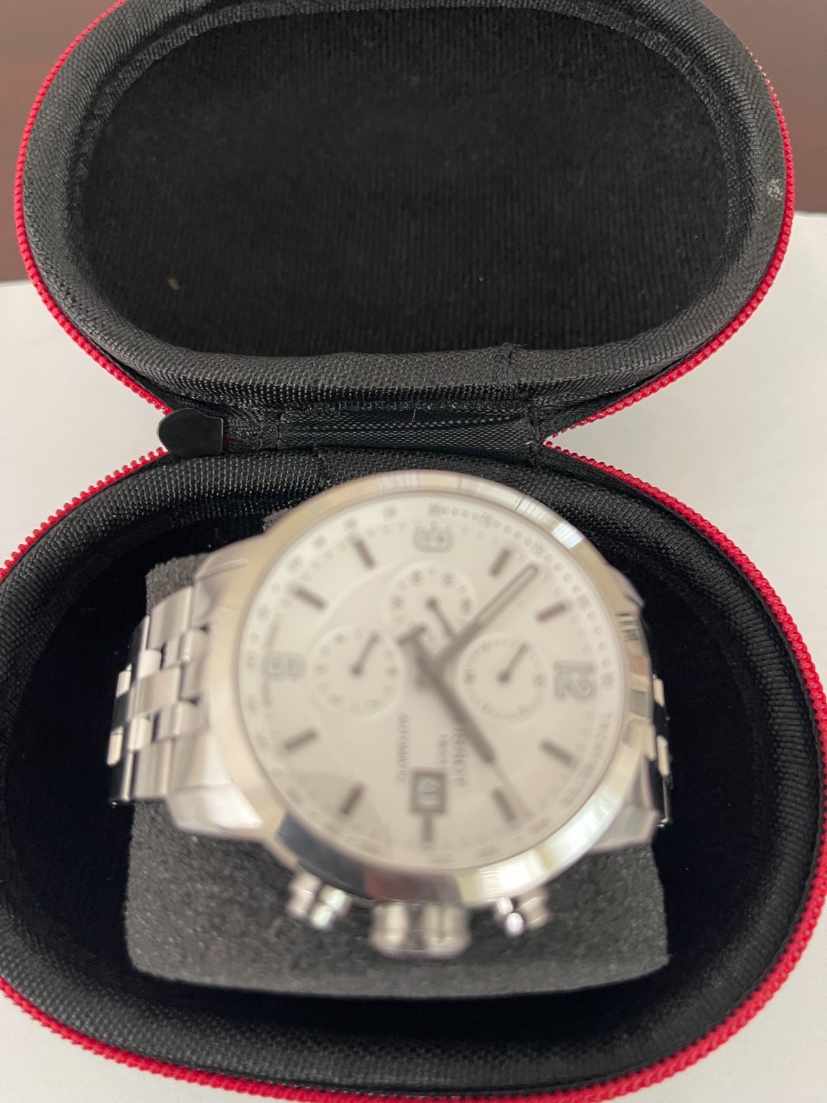 Tissot PRC 200 Automatic Chronograph White – With Box – USED.