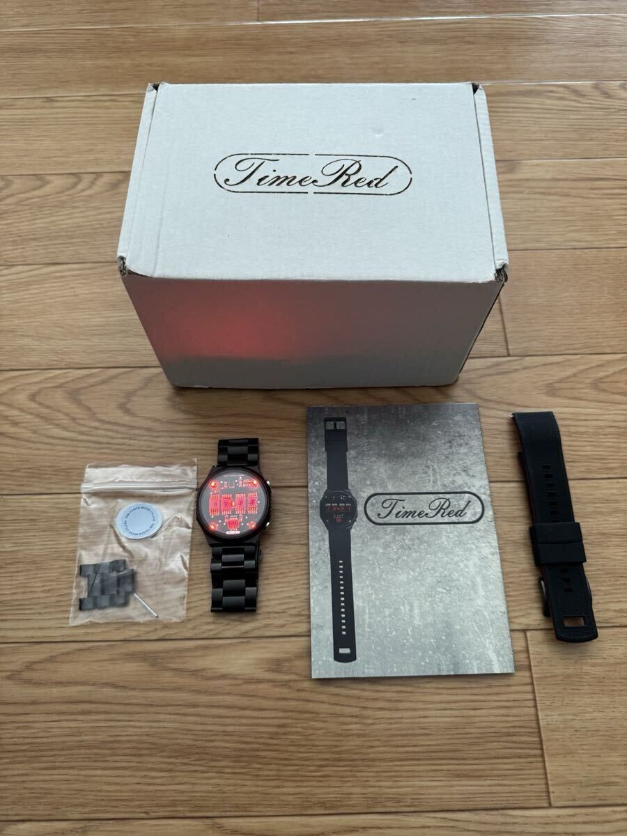 [B1P] Time Red Watch Limited Edition 500 Animated Mechanical Watch [v7z]
