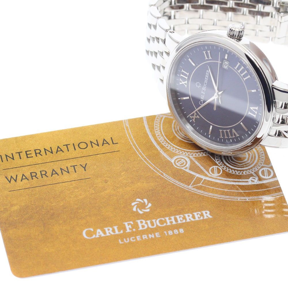 Carl F. Bucherer Adamavi Men’s Automatic Watch Navy Dial SS From Japan