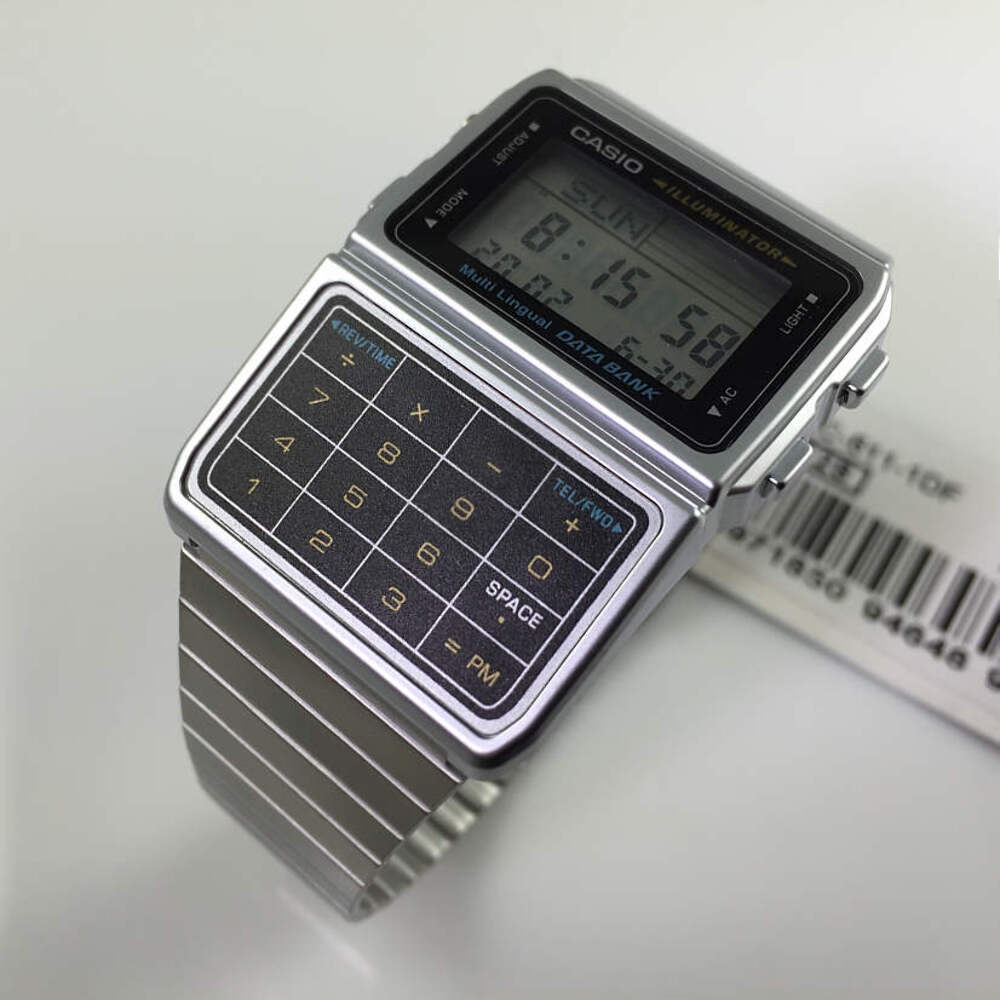 Casio DBC-611-1D Men’s Databank Telememo Calculator Watch DBC611-1D