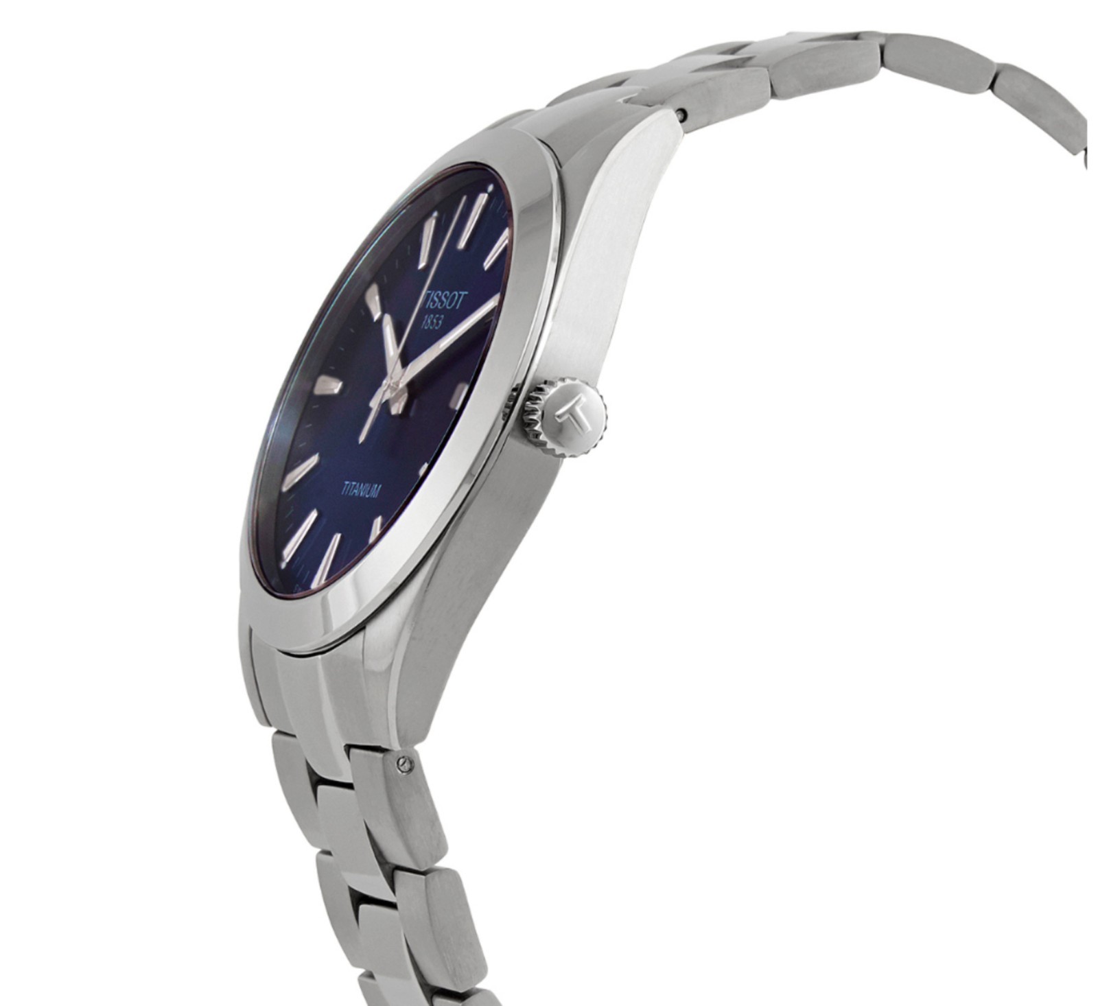 Tissot Men’s Titanium Quartz Blue Dial Watch – T1274104404100 NEW