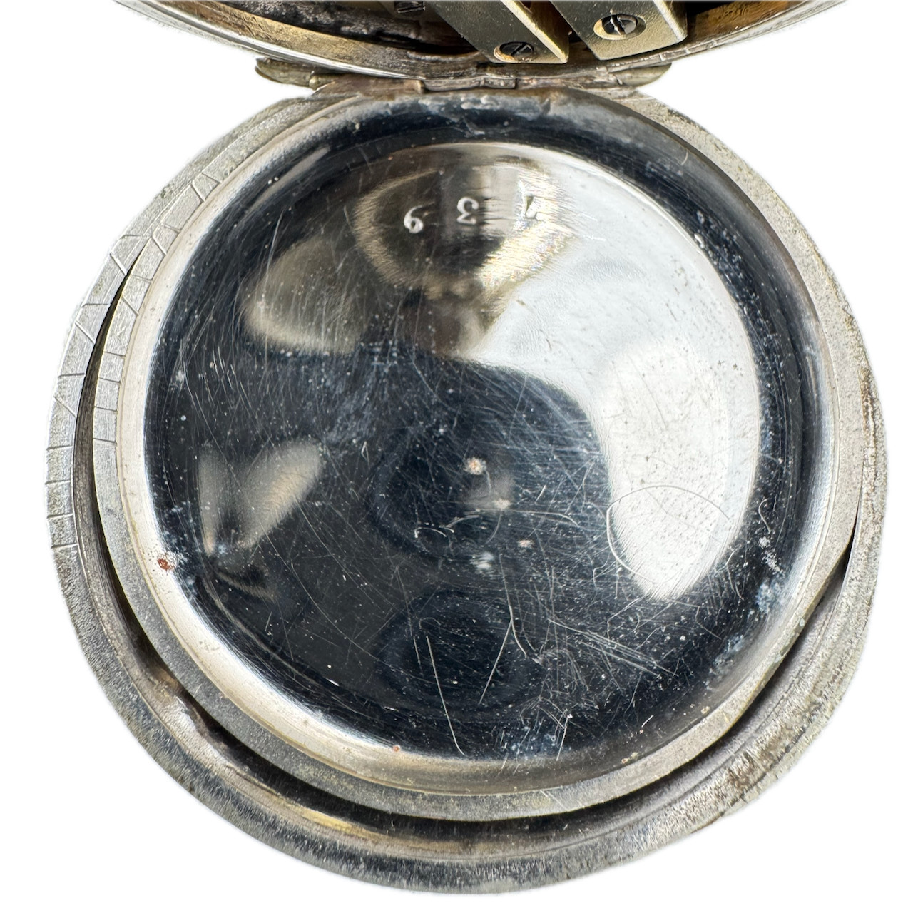 Antique 47mm Unbranded Multicolor Cylinder Escapement Pocket Watch Swiss