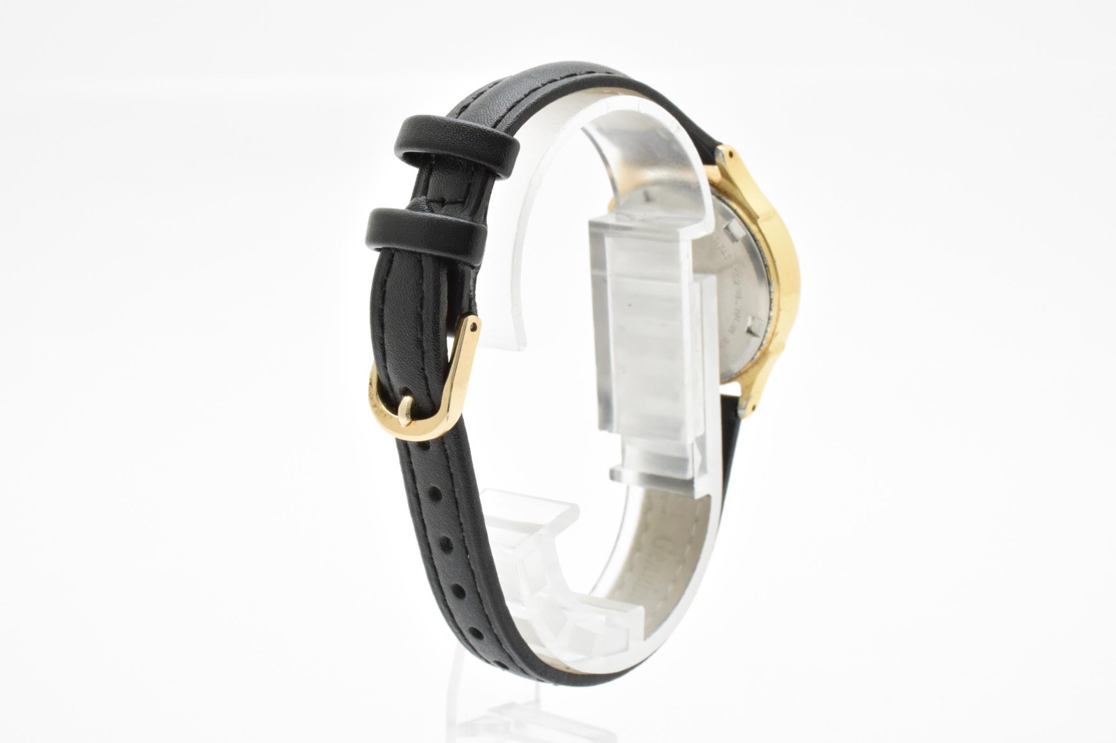【Exc+5】 SEIKO ALBA V318-6010 Moon Gold Date 28mm Quartz Watch From JAPAN