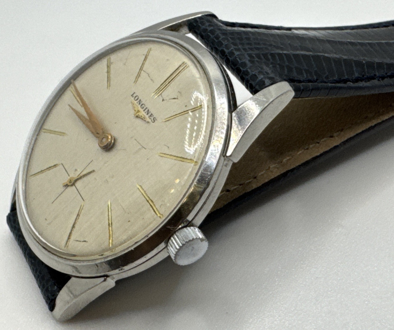 Longines Vintage 12.68Z Caliber Overhauled 35mm Tapestry Dial Swiss Made