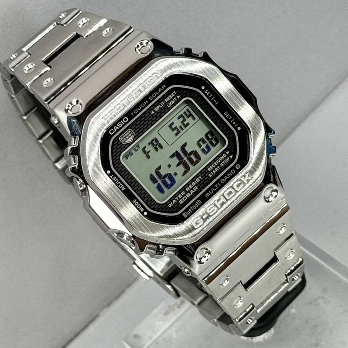 Casio G-SHOCK GMW-B5000D-1JF Radio Solar Watch Silver