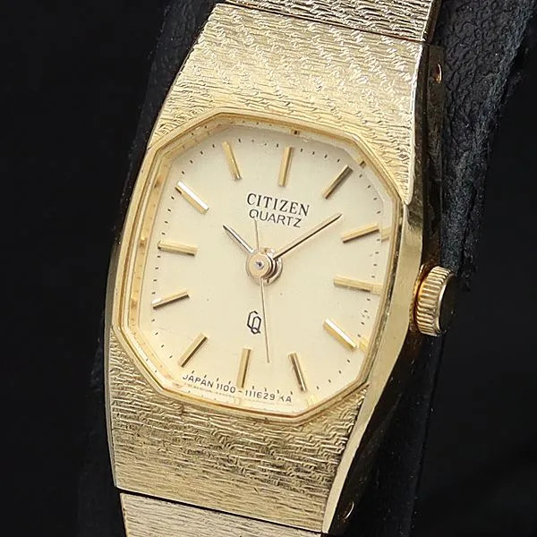 Working condition, excellent condition. Citizen 4-103999Y Quartz Ivory Dial Octa