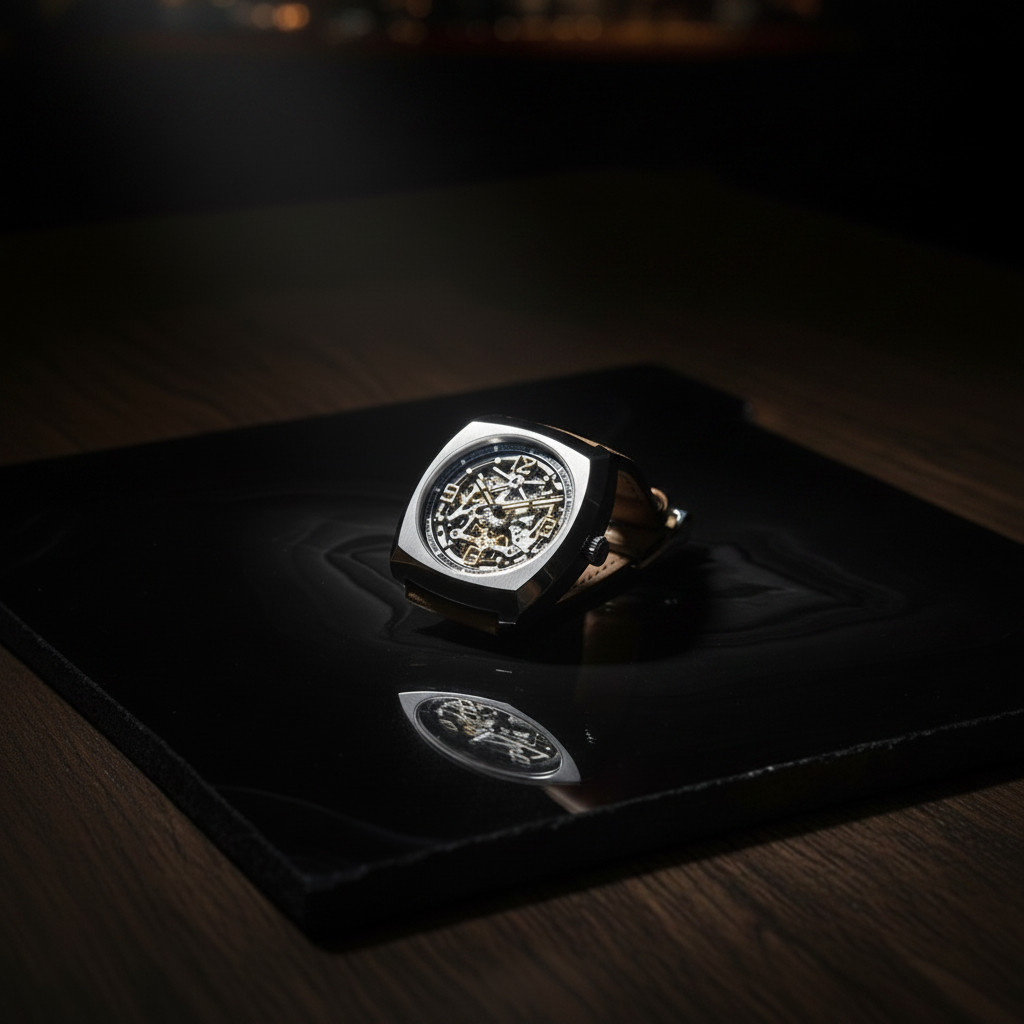 Seagull Automatic Skeleton Watch Tonneau Luminous Mechanical Watch 849.27.6094K
