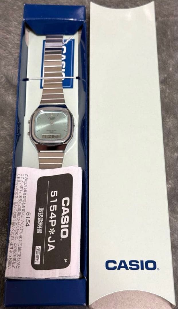 CASIO Classic AQ-240E-2AJF Light Blue Watch Used