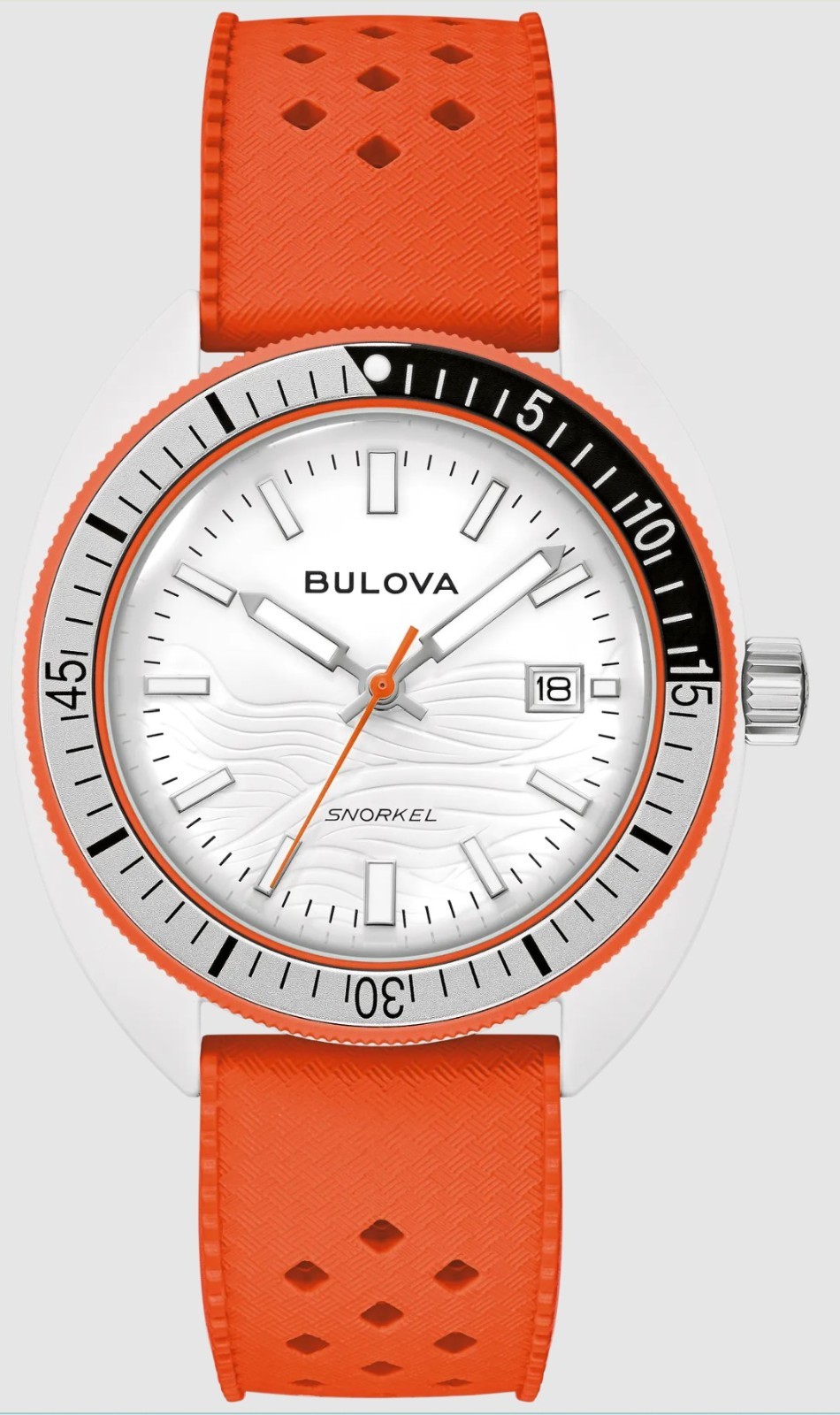 Bulova Men’s Snorkel Clownfish Orange Watch 41MM 98B448
