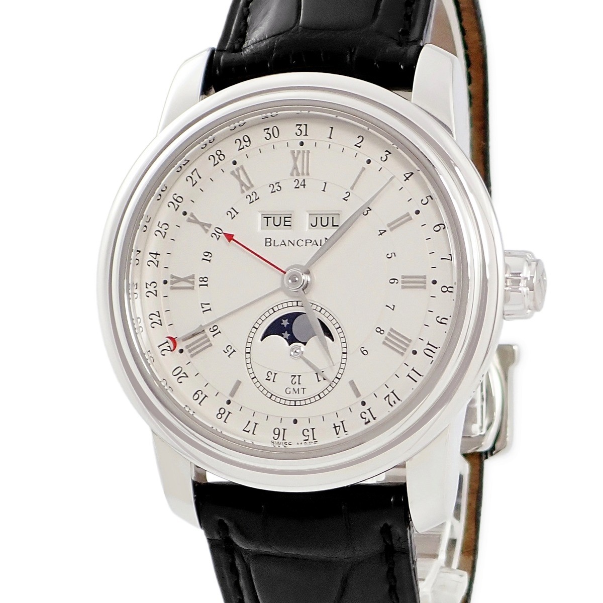 BLANCPAIN Le Brassus Complete Calendar 4276-3442A-55B Pt950 Platinum GMT L