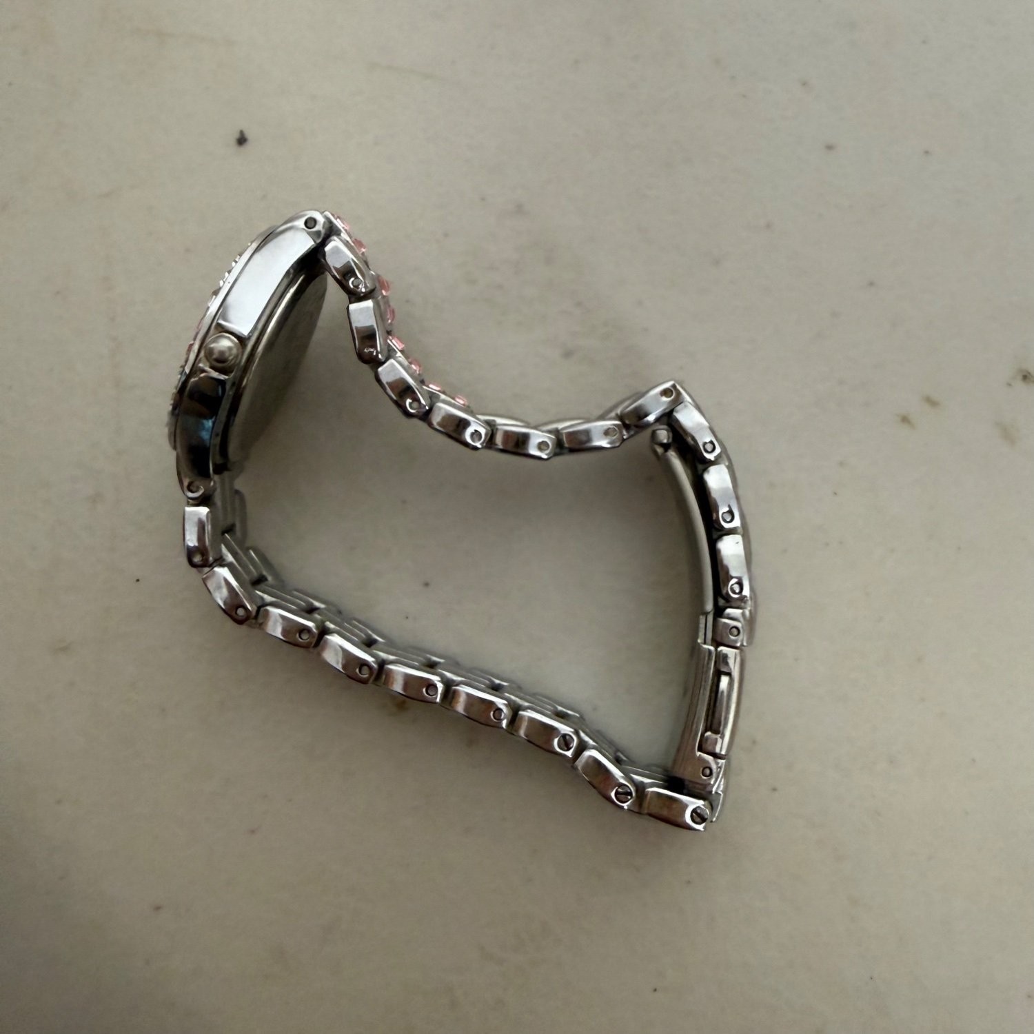 Armitron Now Wristwatch Silver Stainless Steel Deployment Clasp