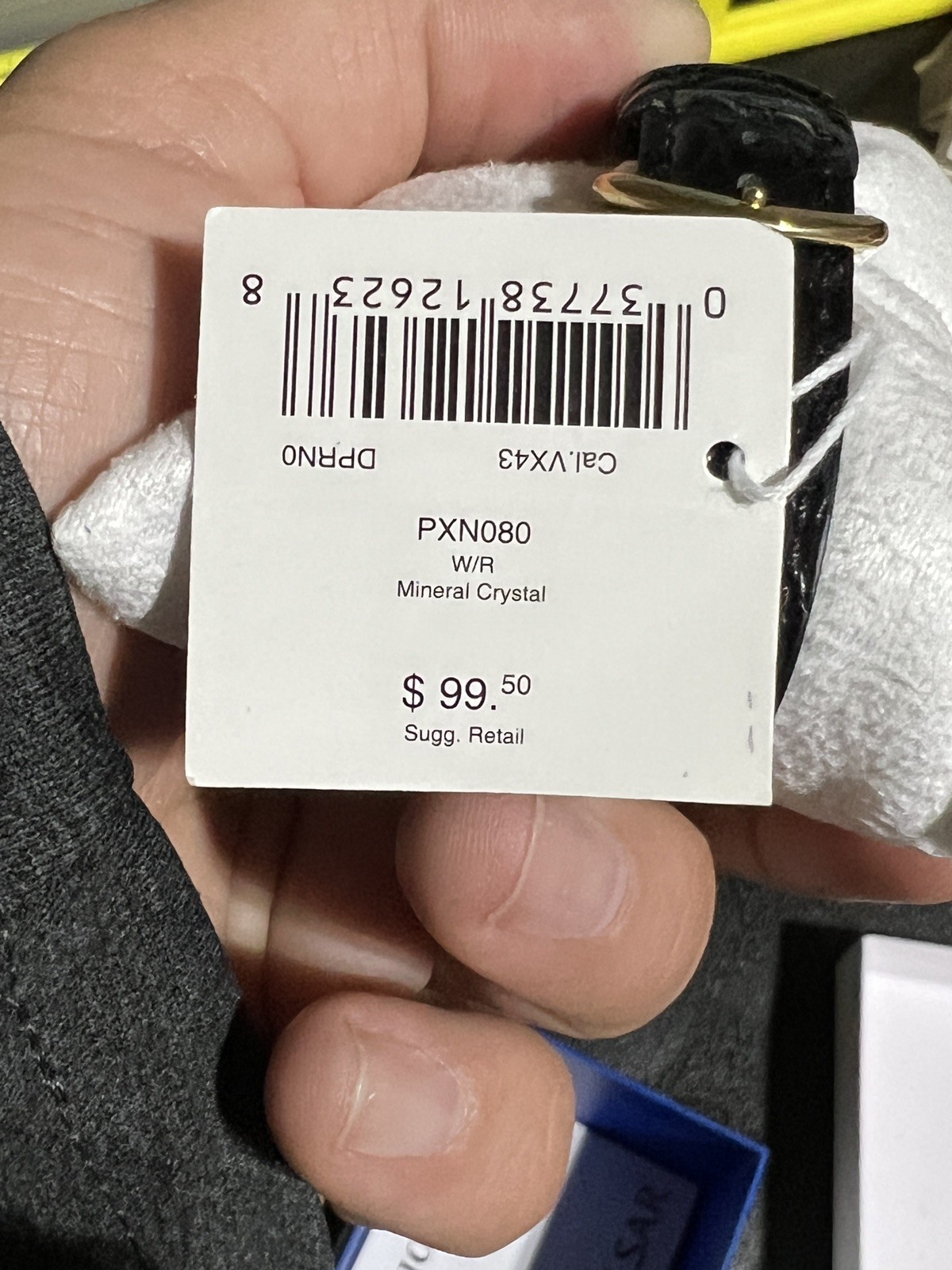 Pulsar PXN080 Tiger Face Wrist Watch for Men Mineral Crystal