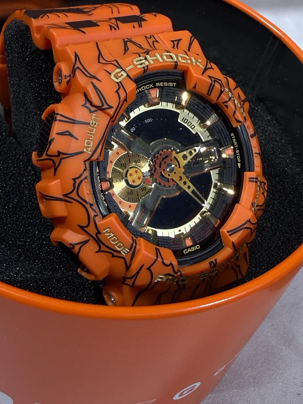 Casio G-Shock Dragon Ball Z GA-110JDB-1A4 51.2mm Case Orange/Black Resin…