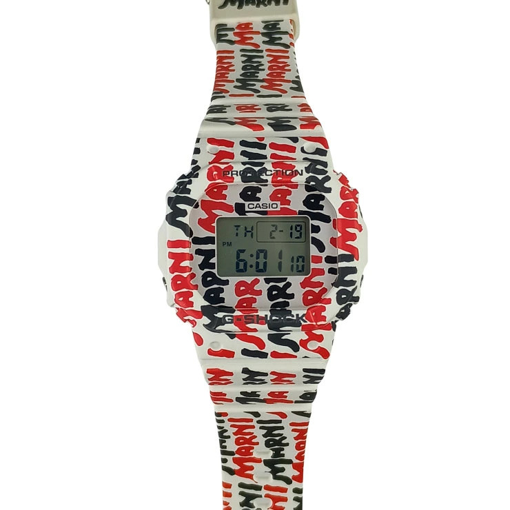 CASIO Wristwatch GSHOCK MARNI Collaboration GMDS5610MA WHMH0001A1 White Black Re