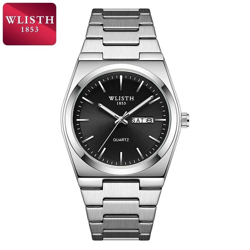 Luxury Watch Business Waterproof Male Luminous Date Stainless Steel Wristwatch