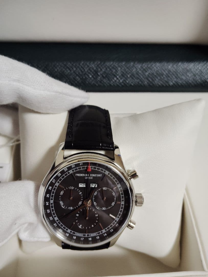 Frederique Constant Triple Calendar Chronograph Watch