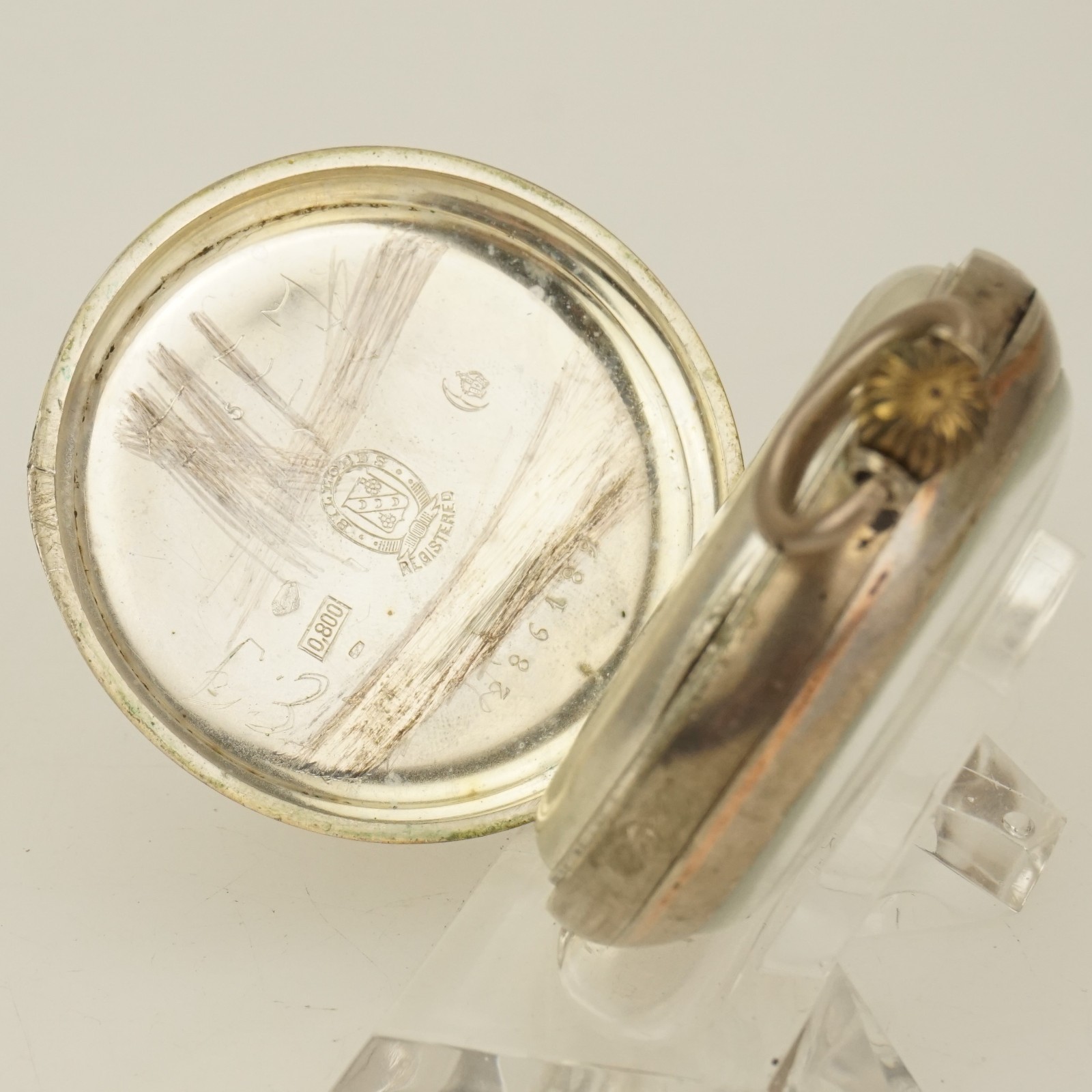 Rare! BILLODES (Zenith) Silver Pocket watch Men’s no repeater no fusee no duplex