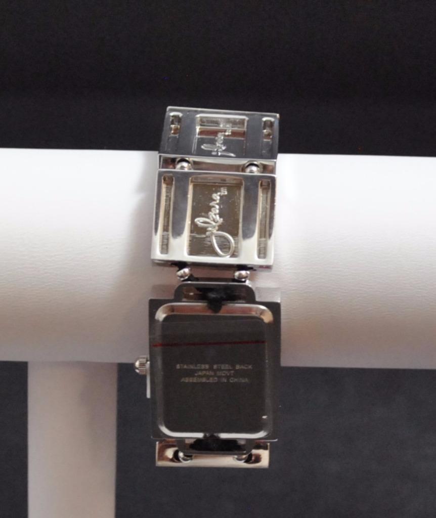 Jilzarah Blossom Square Watch Polymer Clay Inlays Stretch Band Handmade Artisan