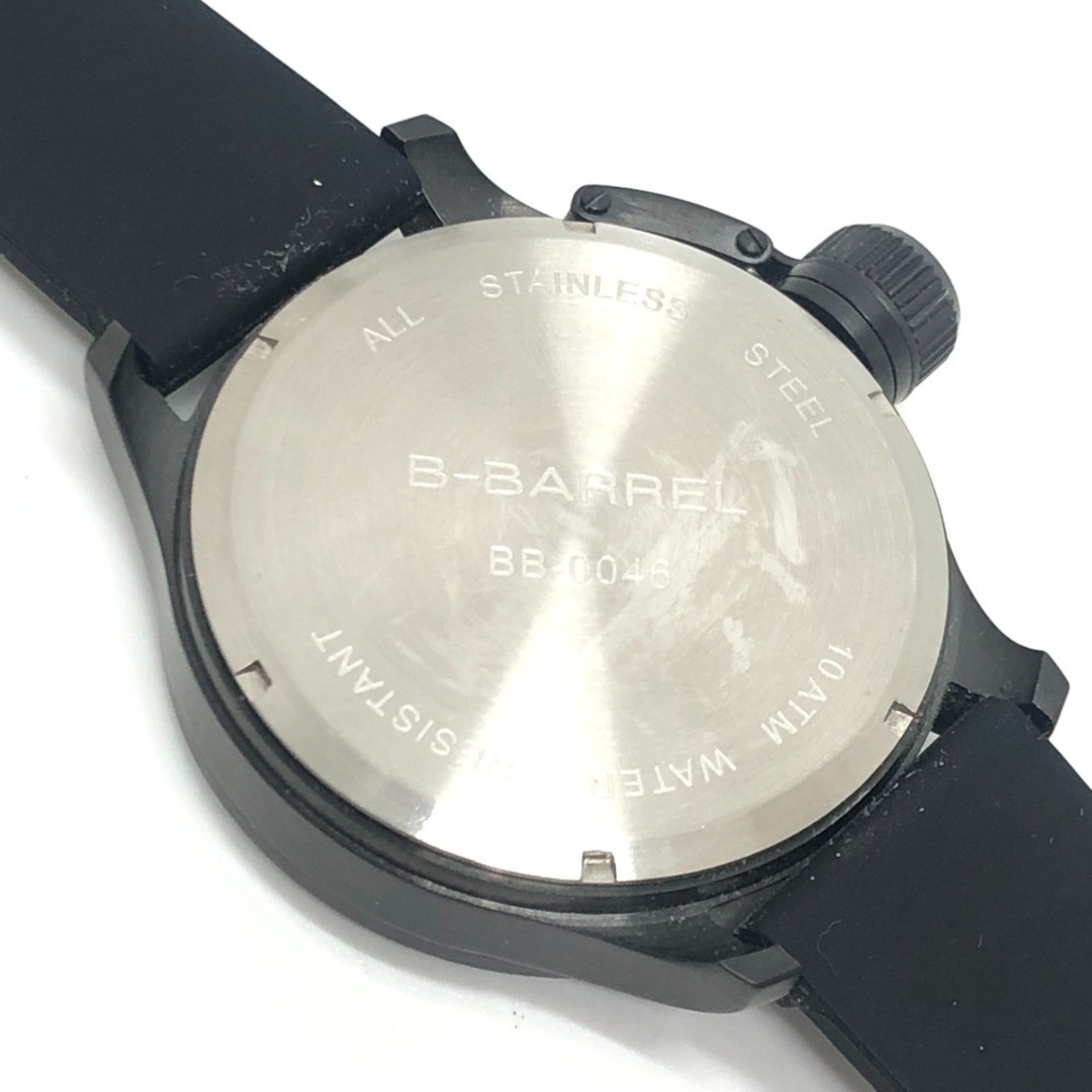B-Barrel Small Second Manual Watch Rubber Strap Used Black 47mm From Japan From