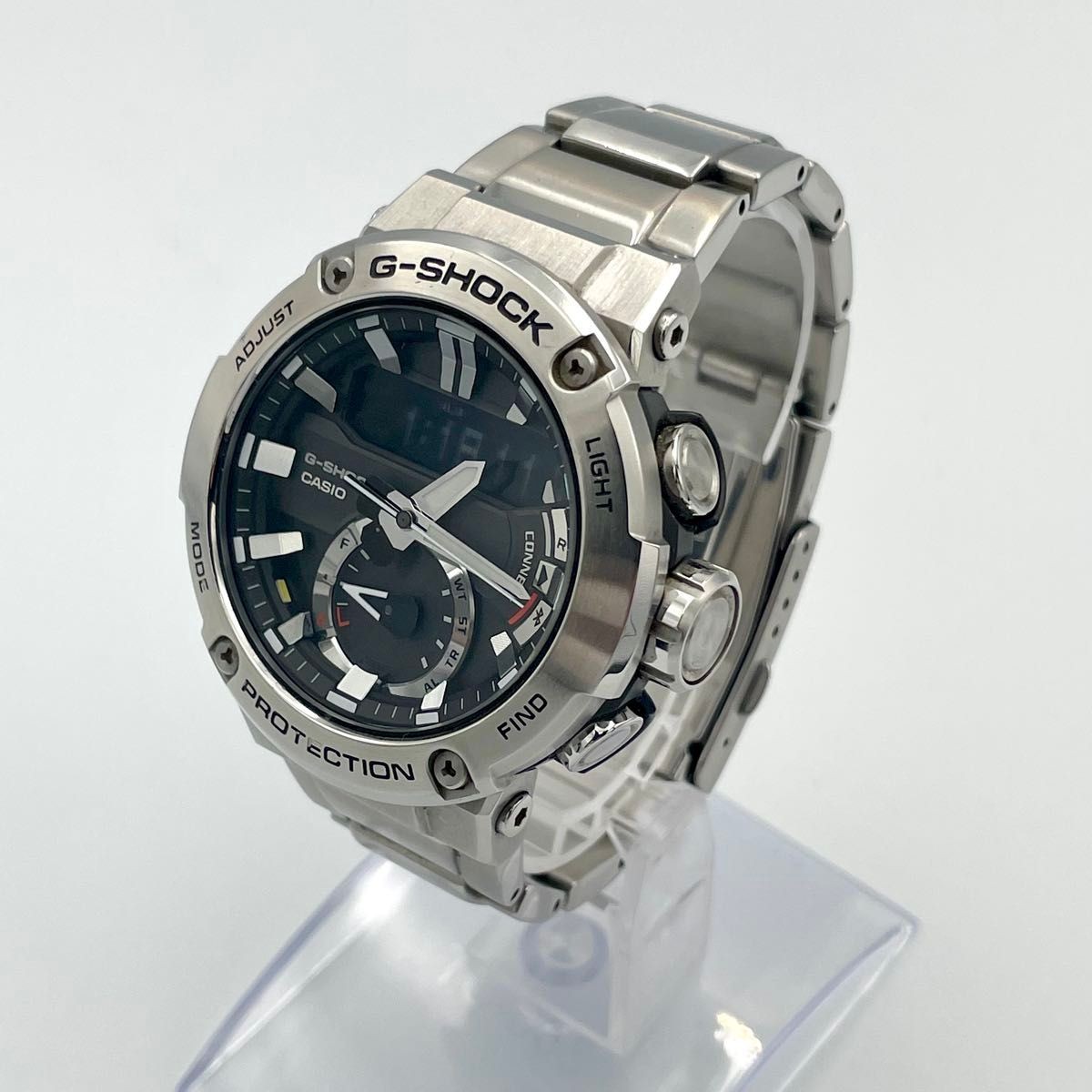 CASIO G SHOCK G Shock Wristwatch Ana Digi Metal Band Tough Solar GST B200D 1AJF