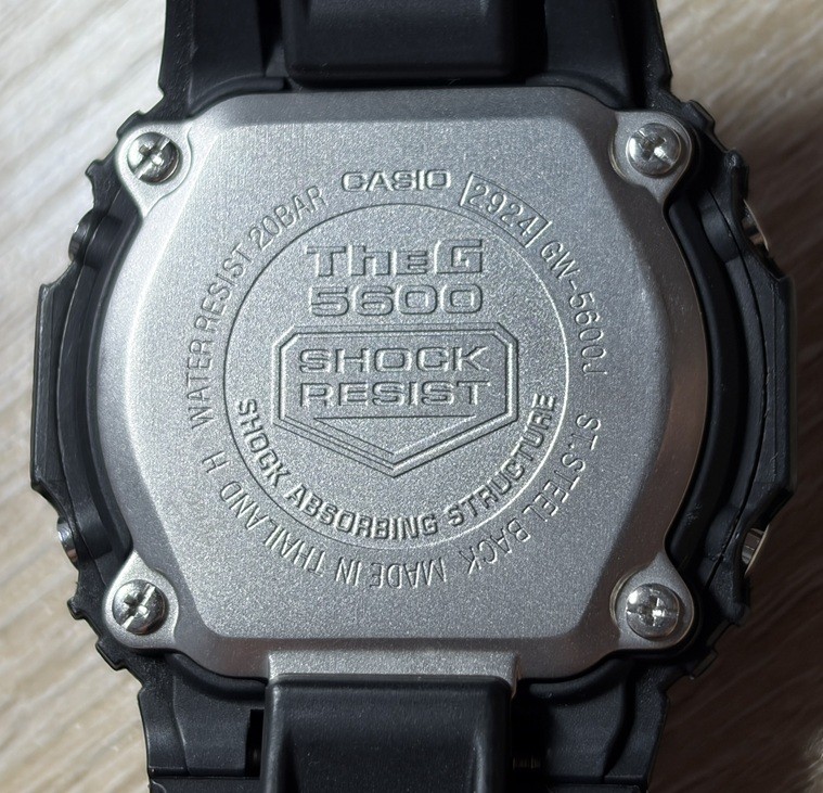 Casio G-Shock GW-5600J-1JF Radio-controlled solar Men’s Watch Used item No Box