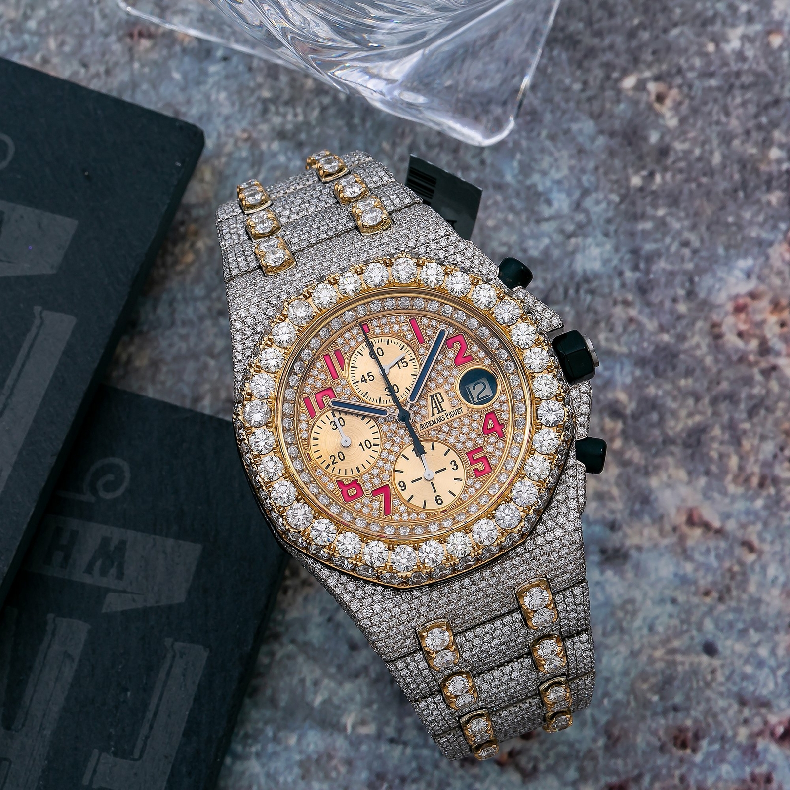 Audemars Piguet Royal Oak Offshore Chronograph 42mm Iced Out 31.75 CT – 26170ST