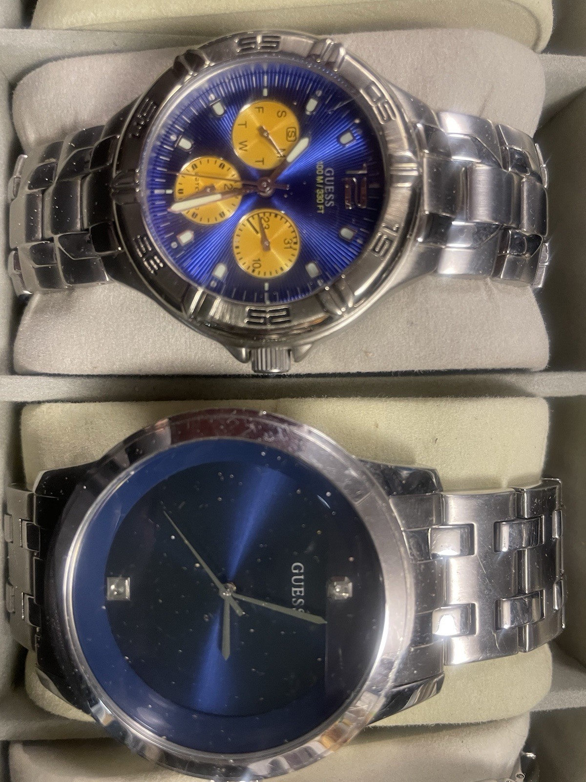 GUESS AND KENNETHCOLE watches for men used buy now