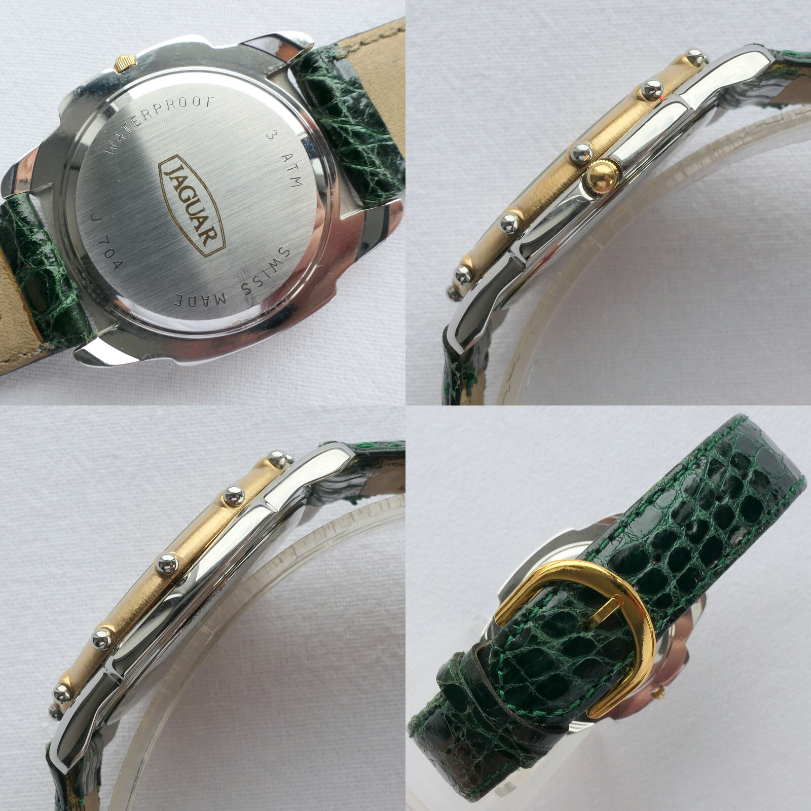 Jaguar Classic Coupe Car Accessory British Racing Green Swiss Made Luxury Watch