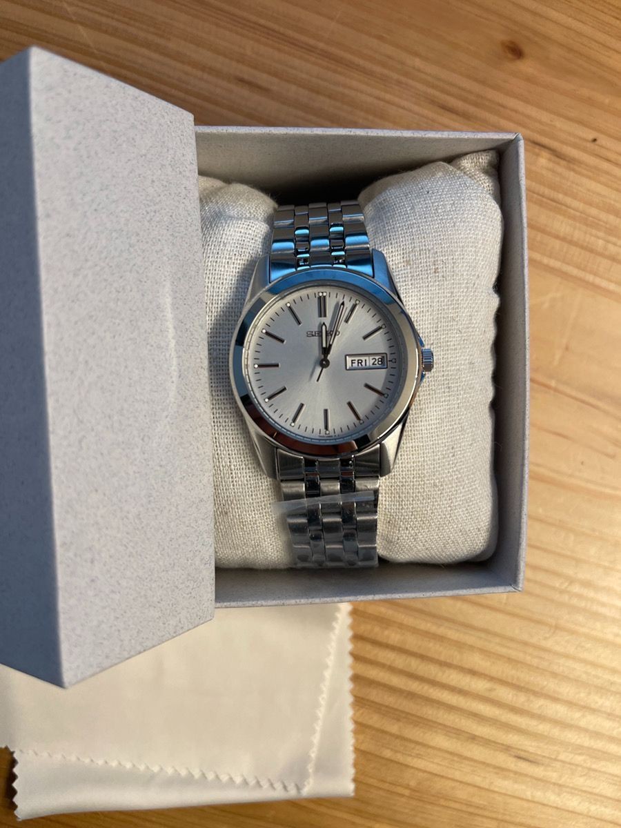 SEIKO SELECTION SCXC007 Men’s Unisex Watch Battery Quartz White Dial Stainless S