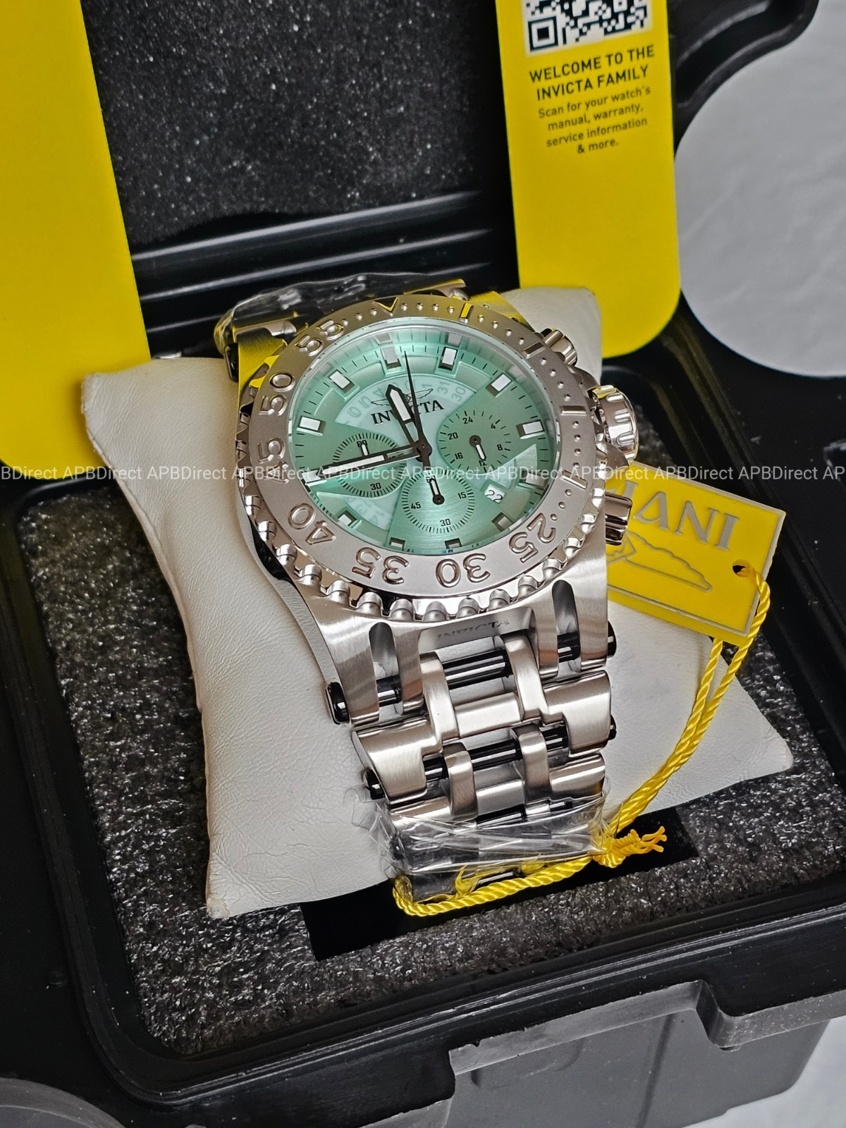 Invicta – CHAOS – Coalition Forces – TURQUOISE Blue 50mm Chronograph Mens Watch